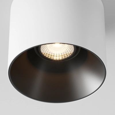 Alfa LED lampa sufitowa LED 15W 1200lm 3000K biała, czarna C064CL-01-15W3K-D-RD-WB