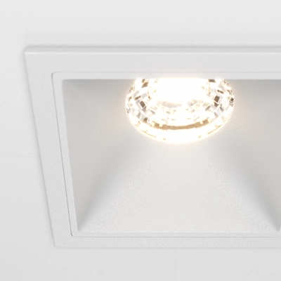 Alfa LED lampa sufitowa LED 10W 500lm 3000K biała DL043-01-10W3K-SQ-W