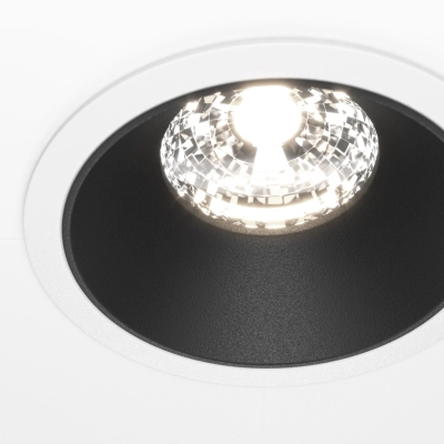 Alfa LED lampa sufitowa LED 15W 1150lm 4000K biała, czarna DL043-01-15W4K-RD-WB