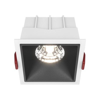 Alfa LED lampa sufitowa LED 15W 1150lm 4000K biała, czarna DL043-01-15W4K-SQ-WB Maytoni