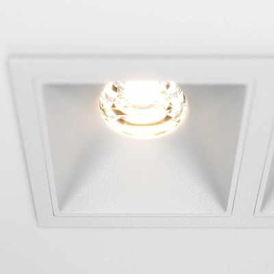 Alfa LED lampa sufitowa LED 20W 1000lm 3000K biała DL043-02-10W3K-D-SQ-W