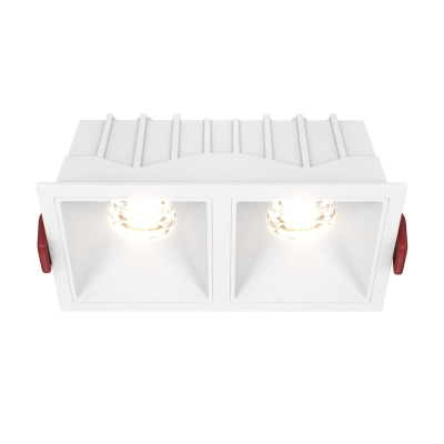 Alfa LED lampa sufitowa LED 20W 1000lm 3000K biała DL043-02-10W3K-SQ-W Maytoni
