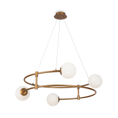 Balance lampa wisząca 4xG9 złota MOD317PL-04G Maytoni