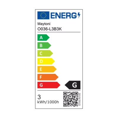 Biscotti kinkiet IP65 LED 3W 60lm 3000K czarny O036-L3B3K