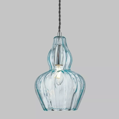 Eustoma lampa wisząca 1xE14 nikiel MOD238-PL-01-BL