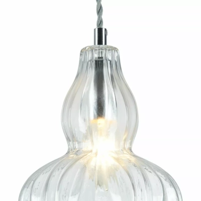 Eustoma lampa wisząca 1xE14 nikiel MOD238-PL-01-TR