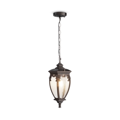 Fleur lampa wisząca IP44 1xE27 antyczny brąz O414PL-01BZ