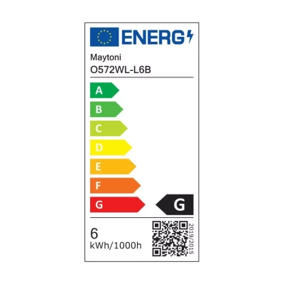 Fulton kinkiet IP54 LED 6W 400lm 3000K czarny O572WL-L6B