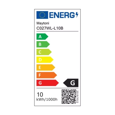 KILT kinkiet LED 10W 750lm 3000K czarny C027WL-L10B