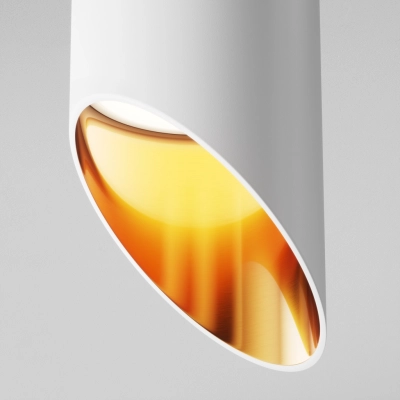 Lipari lampa sufitowa 1xGU10 biała, złota C044CL-01-15GU10-W