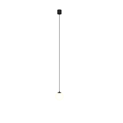 Luna lampa wisząca LED 5W 300lm 3000K czarna, biała P039PL-5W3K-10-B Maytoni