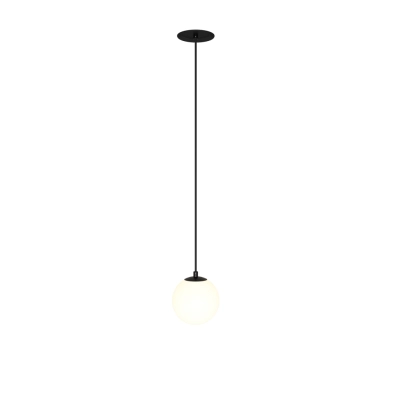 Luna lampa wisząca LED 5W 300lm 3000K czarna, biała P039PL-5W3K-10INS-B Maytoni