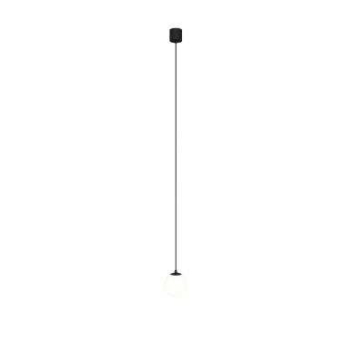 Luna lampa wisząca LED 5W 330lm 4000K czarna, biała P039PL-5W4K-10-B Maytoni