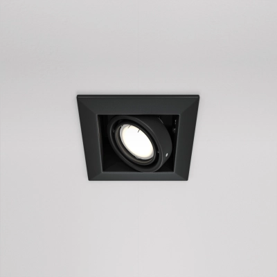 Metal Modern lampa sufitowa 1xGU10 czarna DL008-2-01-B Maytoni
