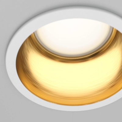 Reif lampa sufitowa 1xGU10 biała, złota DL049-01WG