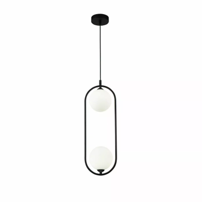 Ring lampa wisząca 2xG9 czarna MOD013PL-02B Maytoni