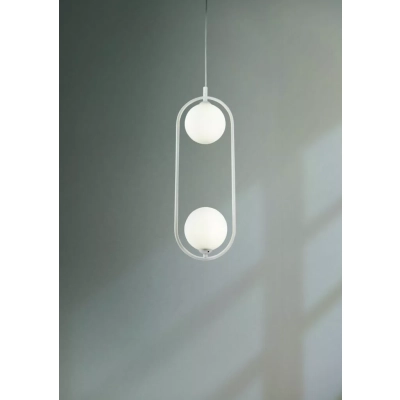 Ring lampa wisząca 2xG9 biała MOD013PL-02W