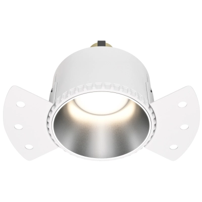 Share lampa sufitowa 1xGU10 srebrna matowa DL051-01-GU10-RD-WS Maytoni