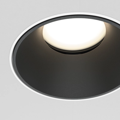 Share lampa sufitowa 1xGU10 biała, czarna DL051-U-2WB
