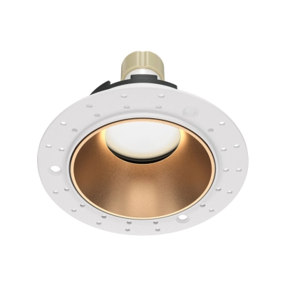 Share lampa sufitowa 1xGU10 biała, złota matowa DL051-U-2WMG Maytoni