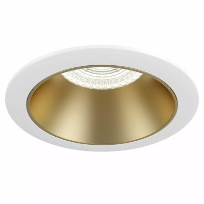 Share lampa sufitowa 1xGU10 biała, złota matowa DL053-01WMG