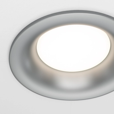 Slim lampa sufitowa 1xGU10 srebrna DL027-2-01-S
