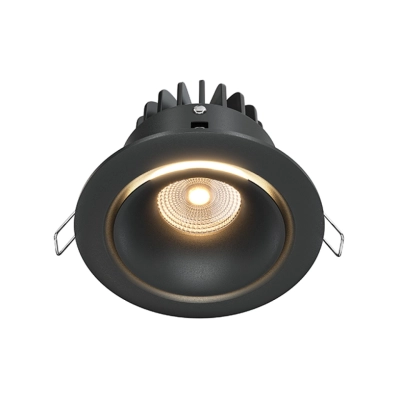 Yin lampa sufitowa LED 12W 760lm 3000K czarna DL031-L12W3K-D-B Maytoni