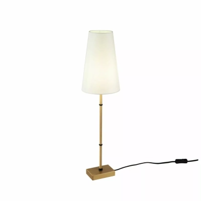 Zaragoza lampka stołowa 1xE14 mosiądz H001TL-01BS