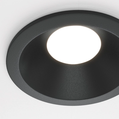 Zoom lampa sufitowa IP65 1xGU10 czarna DL032-2-01B