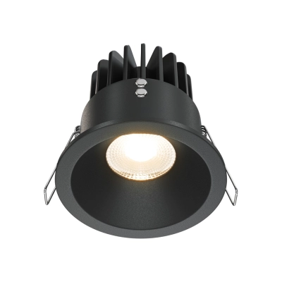 Zoom lampa sufitowa IP65 LED 12W 890lm 3000K czarna DL034-L12W3K-D-B Maytoni