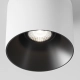 Alfa LED lampa sufitowa LED 25W 2130lm 4000K biała, czarna C064CL-01-25W4K-D-RD-WB