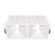 Alfa LED lampa sufitowa LED 30W 2250lm 3000K biała DL043-02-15W3K-D-SQ-W Maytoni