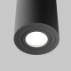 Atom lampa sufitowa 1xGU10 czarna C016CL-01B