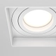 Atom lampa sufitowa 2xGU10 biała DL003-02-W