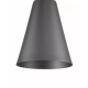 Bicones lampa wisząca 1xE27 szara P359-PL-140-C