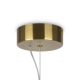 Collar lampa wisząca LED 16W 800lm 3000K złota P069PL-L16G3K