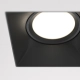 Dot lampa sufitowa 1xGU10 czarna DL042-01-SQ-B