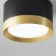Hoop lampa sufitowa 1xGX53 czarna, złota C086CL-GX53-SRD-BG