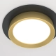 Hoop lampa sufitowa 1xGX53 czarna, złota DL086-GX53-RD-BG