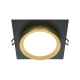 Hoop lampa sufitowa 1xGX53 czarna, złota DL086-GX53-SQ-BG Maytoni