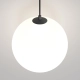 Luna lampa wisząca LED 5W 310lm 3000K czarna, biała P039PL-5W3K-20INS-B