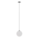 Luna lampa wisząca LED 5W 350lm 4000K czarna, biała P039PL-5W4K-20INS-B