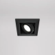Metal Modern lampa sufitowa 1xGU10 czarna DL008-2-01-B Maytoni