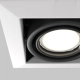 Metal Modern lampa sufitowa 1xGU10 biała DL008-2-01-W