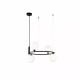 Ring lampa wisząca 4xG9 czarna MOD013PL-04B Maytoni