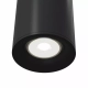 Slim lampa sufitowa 1xGU10 czarna C012CL-01B