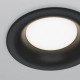 Slim lampa sufitowa 1xGU10 czarna DL027-2-01B