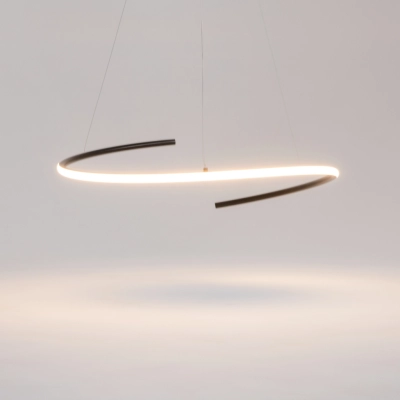 Curve lampa wisząca LED 31W 1600lm 3000K-4000K MOD242PL-L33BK