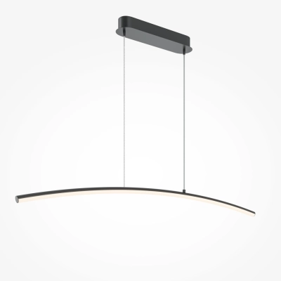 Curve lampa wisząca LED 15W 800lm 3000K-4000K MOD243PL-L18BK