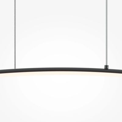 Curve lampa wisząca LED 15W 800lm 3000K-4000K MOD243PL-L18BK